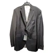 TED BAKER LONDON Endurance Jarrow CT Sport Coat Blazer 100% Wool Gray MENS 44L