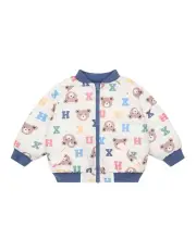 [Huxbaby] Hux Alphabet Reversible Bomber in Blue