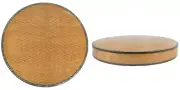 5 string Banjo resonator, curly Lagerstroemia wood, shiny polish BRO87-92