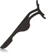 EIAKE False Eyelashes Applicator Tool Eyelash Extension Tweezers Remover Clip Tweezers Nipper (Black)