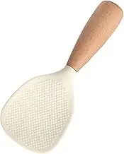 Veemoon Japanese Wooden Rice Spoon - Non-Stick Heat Resistant Easy to Clean Versatile Kitchen Tool for Fluffy Rice Ideal for