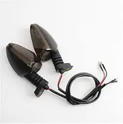 Turn Signal Indicator 1 Pair Motorcycle Turn Signals Lights Smoke Shell Flasher Directional Accessories For Street Triple R/S 2008-2017