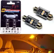 LED Light Canbus Error Free 6418 5W Orange Two Bulb Step Door Replacement Lamp (for: Volvo)