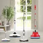 Electric Spin Mop Cordless Floor Cleaner Polisher Sweeper Washer Buffer Scrubber