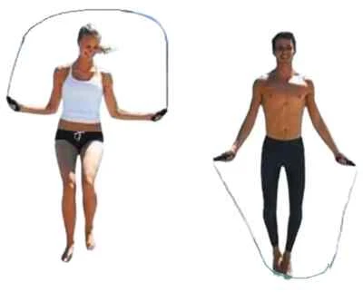 Twins Jump Rope Special Muay Thai Kickboxing Fitness MMA Tool Exercise Cardio