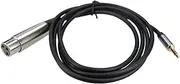 3.5mm to XLR o Cable 3.5mm Male to Cannon Female Guitar Phone Sound Card Mixer Connetion Line 1.5m Black 1.5m 1.5m