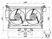 Fits Citroen Berlingo Peugeot Partner 406 306 Engine Cooling Fan AST #3