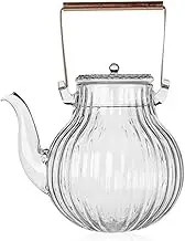 PAYNAN 890ML Glass Teapot Heat Resistant Glass Tea Set Flower Tea Kettle Kung Fu Tea Ceremony