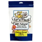 Fit 'n' Flash Chicken Breast Fillet Dog Treats 100g