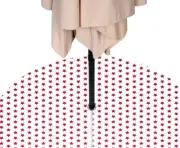 American Red Stars Outdoor Waterproof Tablecloths w/zipper& Umbrella Hole