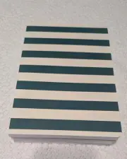 Sketch Books 4 Count Green&Cream Colored Stripes 6x9x0.39