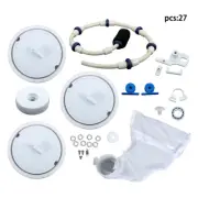 For Polaris 180 280 Pool Cleaner Rebuild Kit With Wheels Bearings Tires Bag Tail