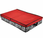 Dennis Basso Collapsible Faux Fur Ornament Storage Box