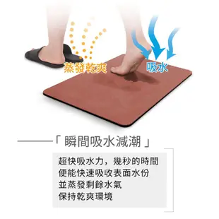 【家適帝】軟式矽藻土吸水地墊60*39*0.5cm【蝦皮團購】賣場滿千元免運