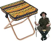 Foldable Small Stool, Compact Folding Chair, Fishing Chairs For Adults, Portable Folding Stool, Relax During Outdoor Activities 26x28x28cm 120kg For Quick Setup And Takedown, Oxford