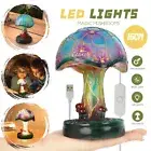 Mushroom Lamp Resin Night Light Decorative Bedside Table Lamp Christmas Gift