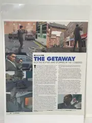 The Getaway video game preview magazine article print ad wall art Ephemera