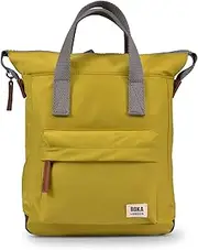 [Roka London] Bantry B small Sustainable Nylon Amber Rucksack Backpack, Amber, s