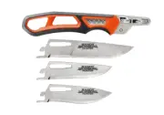 Gerber Randy Newberg Ebs 440c Blade Folding Knife W Orange Handle #gr1238