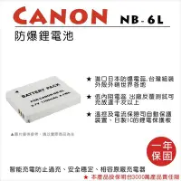 在飛比找Yahoo!奇摩拍賣優惠-【數位小熊】 CANON NB-6L 相機 鋰電池 Powe