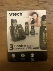 Vtech VT- CS6120-31 Cordless Phone 3 Handsets Answering Machine (NEW)