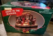 Mr Christmas Animated Nativity Scene Away In A Manger NIB COMPLETE