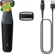 Philips Bodygroom 3000 BG3017/01 Body Groin Trimmer Showerproof 50min Runtime