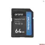 ORDRO 64GB 存儲卡 V30 CLASS 10 SD 卡 95MB/S 高速數碼攝像機攝像機