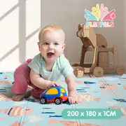 Playpals Kid Play Mat Baby Crawling XPE Foam Double foldable Pad Non-slip Carpet