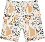 [Caihoyu] Girls Summer Shorts Tight Cotton Active Sports Shorts Swimsuit Under Skirt, Multicolor09, 10 Years