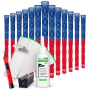 Set of 13 Wedge Guys Diamond Hybrid Golf Club Grips + Grip Kit-Choose Size/Color