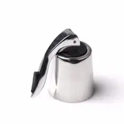 2pc Wine Vacuum Bottle Stopper Stainless Steel Home Bar Wine Collection Red Wine Champagne Stopper
