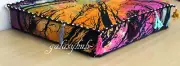 18X18X4" Square Locust Tree Tie Dye Floor Decorative Cushion Pillow Covers Throw