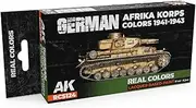 AK Real Colors Set RCS124 German Afrika Korps Colors 1941-1943 (6x17ml)