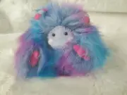 Handmade Blue Pink Yeti Sprite Stuffed Animal by Wishsong Design