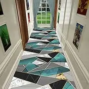 Runner Rugs, Hallway Long Carpet Washable Non-Slip Floor Mat - Width 60cm 80cm 100cm 120cm Kitchen Hall Stairs Narrow Runner Rug with Non Slip Backing,0.8m x 6m