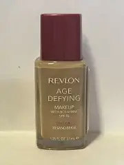 Revlon Age Defying w/ Botafirm Liquid Foundation, # 10 Sand Beige, SPF 15, NOS