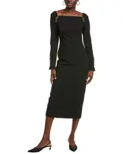 Lela Rose Raglan Midi Dress