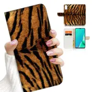 ( For Vivo Y11s ) Flip Case Cover AJ24030 Tiger Pattern