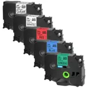 5PK Compatible with Brother P-Touch TZ151 251 451 551 751 Label Tape 24mm