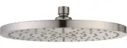 Oliveri ROME SHOWER ROSE 254mm G 1/2 Female, Silicone Nozzles BRUSHED NICKEL