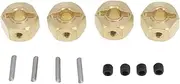 Modification Accessories Brass Hex Wheel Widening Adapter for Axial SCX10 90046 RR10 RGT 86100 MST GEN 8(8mm)