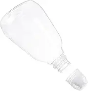 ERINGOGO Plastic Sauce Bottle Honey Squeeze Bottle Wide Nozzle Refillable Honey Container for Kitchen
