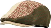 [svlftecon] Unisex Newsboy Cap Flat Ivy Hat Cabbie Hunting Driving Hat for Autumn Winter Adjustable Series 9