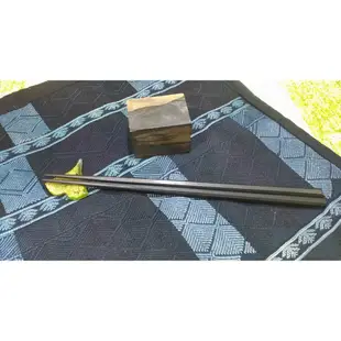 日式筷子 原木筷 黑檀木箸 ，黑檀筷子 ，26cm長筷 ,精工製作八角設計