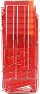 EKIND 10 Darts Clips Compatible for Nerf Mega Motostryke Blaster - Quick Reload Soft Dart Ammo Clips (Red)