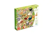 36pc Djeco Wooden Magnetic Magnimo Animal Puzzle Set 22x19.2cm Kids Toy 2y+