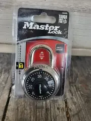Master Lock 1500D 1 7/8" Combination Dial Padlock School College Storage