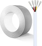 5 Conductor 104FT 28-18 Gauge Electrical Wire UL2464 Cable Tinned Copper Wire Electrical Line Flexible Low Voltage LED Cable Lamps Lighting Automotive(5C-20awg)