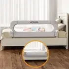 Folding Bed Rail for Toddlers,Baby Bed Rail Guard with Reinforced Anchor Safe...